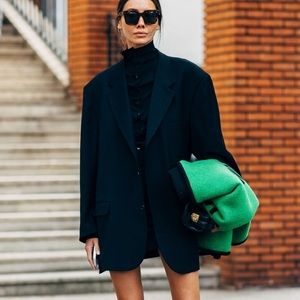 Jean Yaes Paris Mens Black Blazer